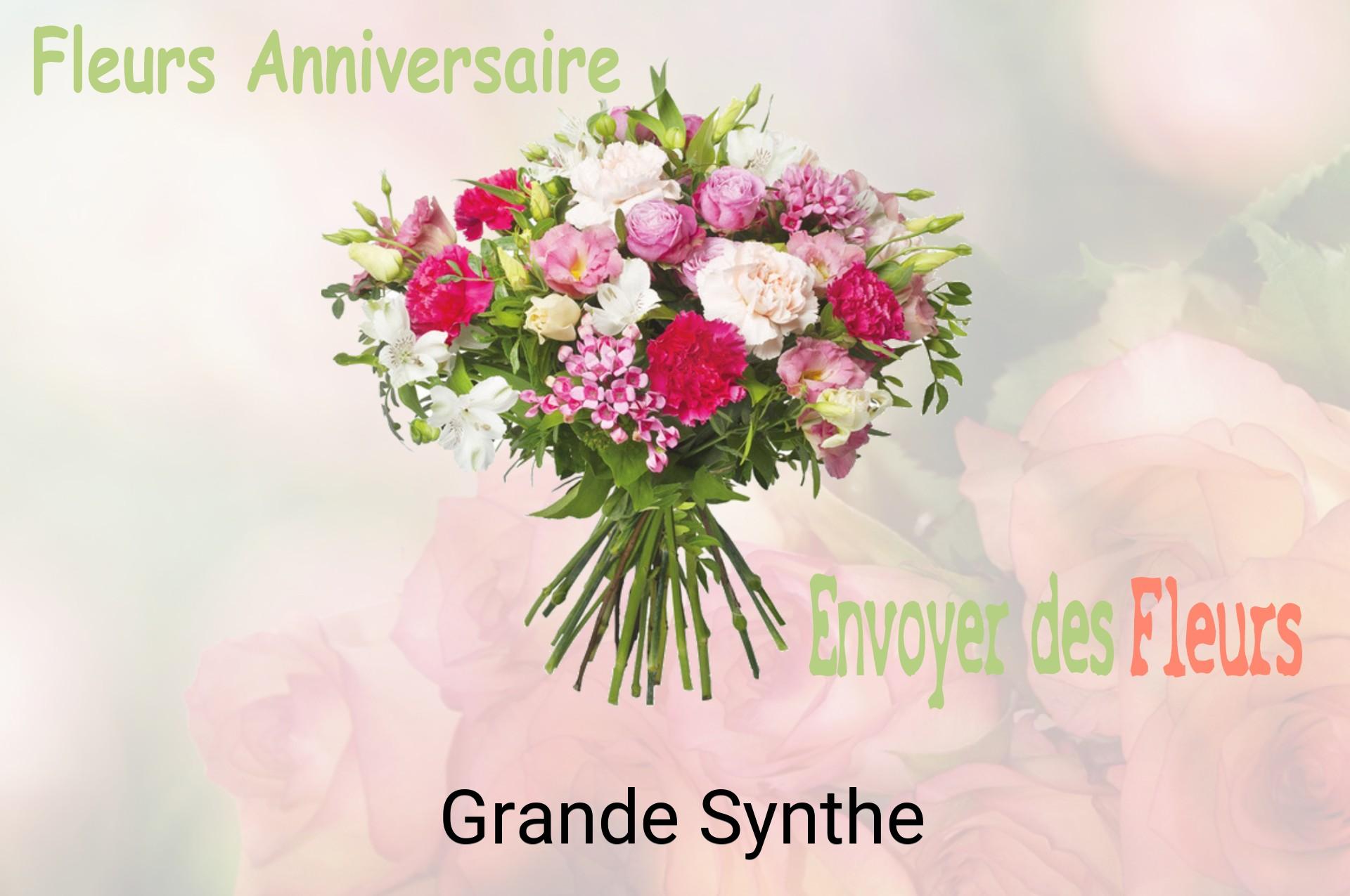Bouquet de fleurs d’anniversaire livré à Grande-Synthe