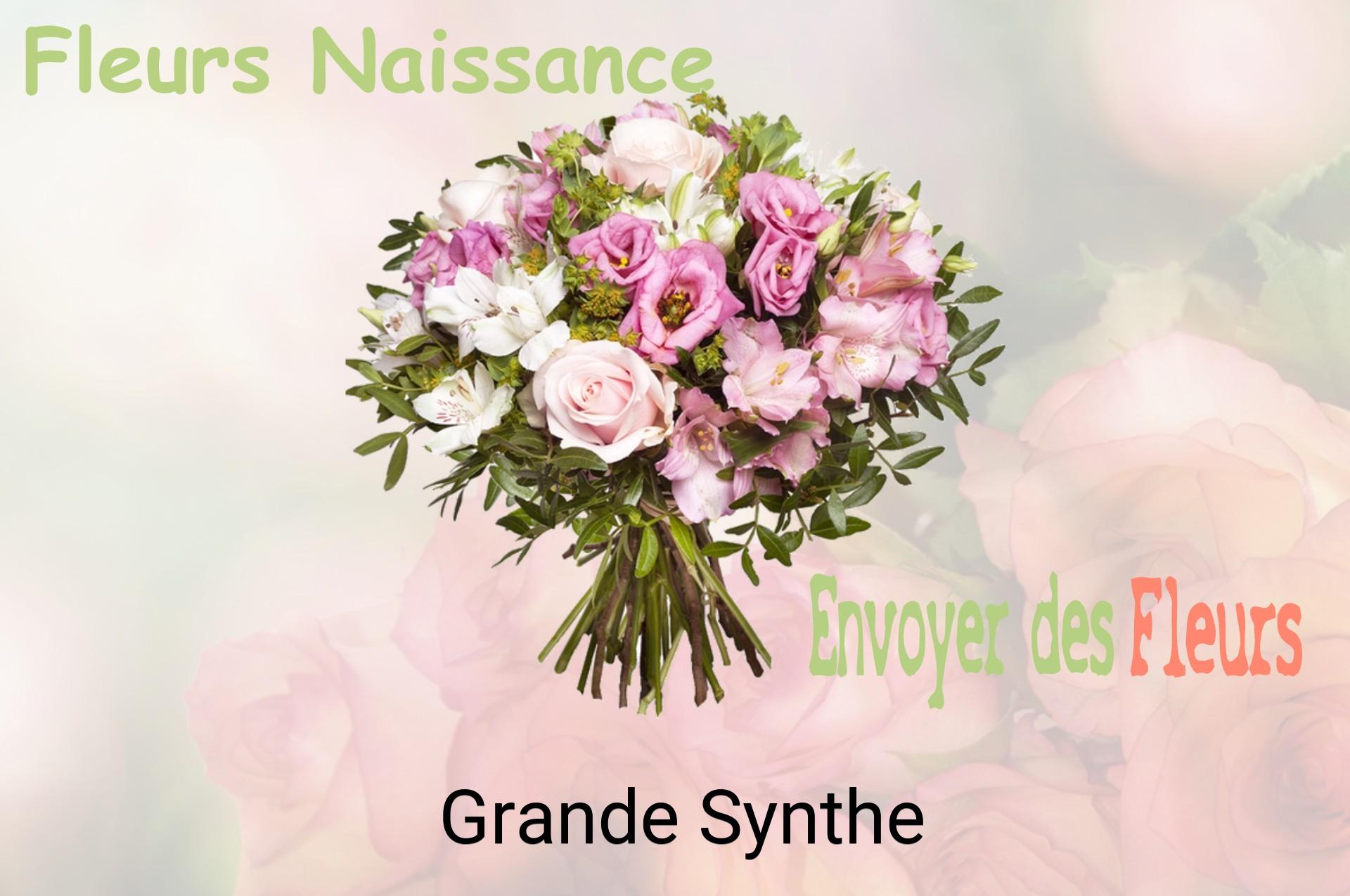 Bouquet de fleurs de naissance livré à Grande-Synthe